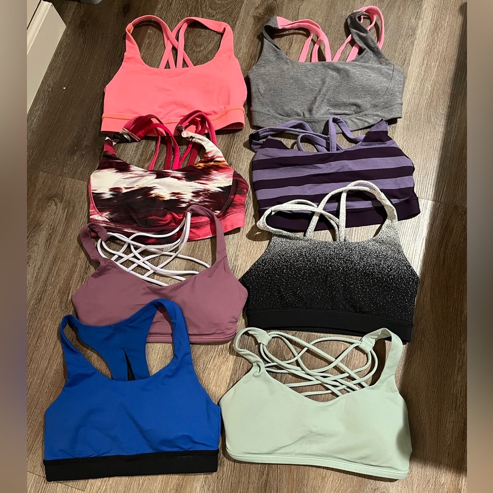 Colorful lululemon Sports Bra Collection